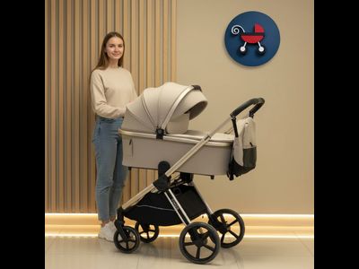 Детская коляска 3 в 1 Luxmom 999 Бежевый