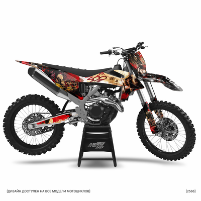 Наклейки на мотоцикл KTM 125-450 SX, SXF 2019-2022, EXC 2020-2023/GR8 #2566