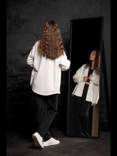 Брюки трикотажные со стрелкой