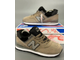 New Balance 574 Beige Black Big Size С Мехом