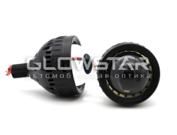 Светодиодные модули LED Aozoom S40 Laser Chip (ALPD-04 PRO) дальнего света с DRL, под маски 3.0 дюйма, крепеж H7/H4, 21Вт (комплект, 2шт)