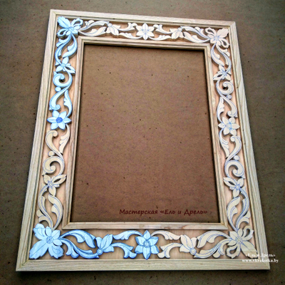 Резная рама для зеркала лобзиком