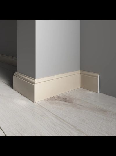 Напольный плинтус Decor-Dizayn 701-74, влагостойкий, ударопрочный, 2,4 метра