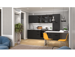 Композиция Модульной кухни МОНС (Графит)
