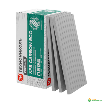 Экструзионный пенополистирол XPS ТЕХНОНИКОЛЬ CARBON ECO 1180х580х50 мм (8 шт; 0,274 куб.м.)