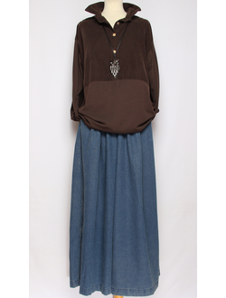 Рубашка "Вельветовая" шоколад р.52-58