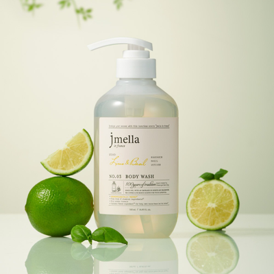 JMELLA IN FRANCE. Гель для душа парфюмированный "Лайм и базилик" LIME & BASIL Body Wash (500 мл)