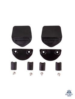 Крепление Scorpena F1 для ласт (набор), черный