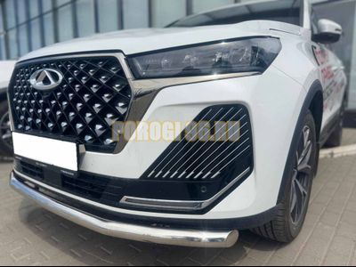 Защита переднего бампера Папа Тюнинг d60 для Chery Tiggo 7 Pro Max 2024-
