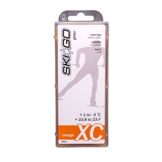 Парафин Ski-Go  XC Orange  +1/-5 новый снег  200г. 64252