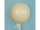 Шар фольгированный Сфера белый песок