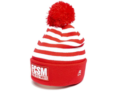 Шапка ФК СПАРТАК красно-белая 00124