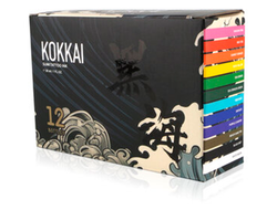 12 Color Set - Kokkai Sumi Ink (США 12шт по 1/2oz)