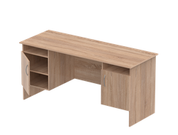 Стол письменный 2-тумбовый с дверкой, 1600?700?750 мм