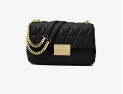 СУМКА MICHAEL KORS SLOAN EDITOR QUILTED-LEATHER черная