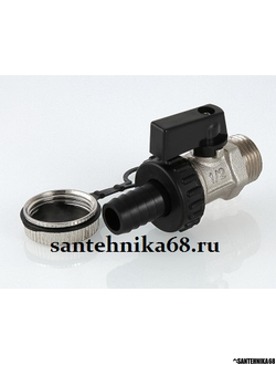 Кран латунный шаровый дренажный Valtec 1/2"