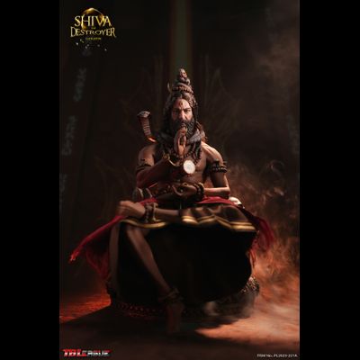 Индийский бог Шива (золотой) - Коллекционная фигурка 1/6 Shiva The Destroyer Golden (PL2023-221A) - TBLeague
