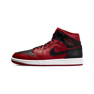 Air Jordan 1 Mid Reverse Bred 554724-660