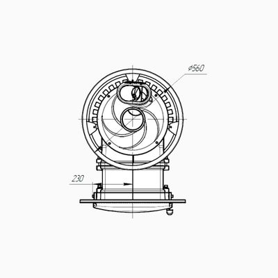 Банная печь Атмосфера L сетка нержавейка до 20 м3