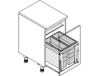 Встраиваемая система 36л Triple XL 450 Hailo 3631491