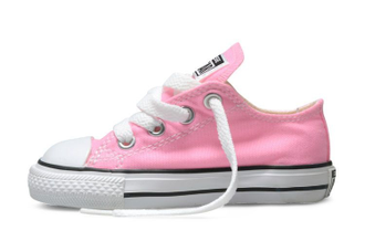 Кеды Converse All Star розовые низкие детские фото