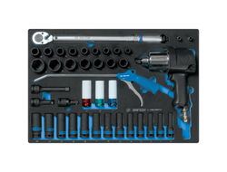 Набор пневмоинструмента 1/2" с принадлежностями, ложемент, 41 предмет KING TONY 9-44803AMPV01