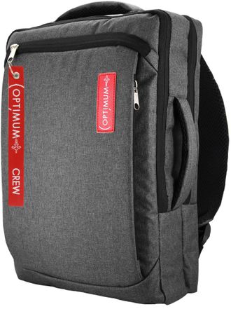 Рюкзак сумка для ноутбука 15.6 - 17.3 дюймов Optimum, темно-серый