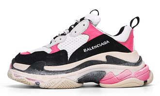 Triple s rosa balenciaga deals