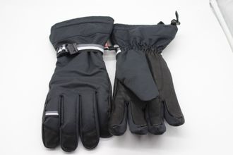 Мужские Перчатки М015 (L--XL) Чёрный, Серый