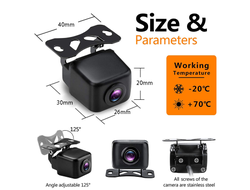 Видеокамера автомобильная RVC-AV010 Wi-Fi (IOS, Android)