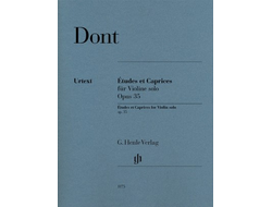 Dont, Jacob Etudes et caprices op.35 für Violine