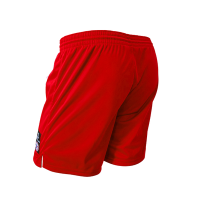 Шорты синтетические для самбо ВФС Bravegard Победа красные