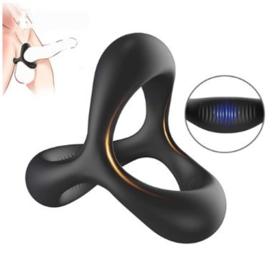 Эрекционное кольцо, софт-силикон, d=32 мм, черный