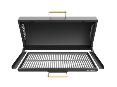 Крышка-гриль (с чугунной решёткой-гриль) для мангалов Редлайнер