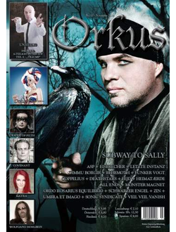 Orkus Magazine November 2010 Subway To Sally, Gothic Rock, Немецкие журналы в Москве, Intpressshop