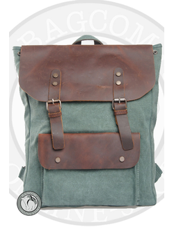 Крафтовый рюкзак Грог 16 голубой от Wild Bags