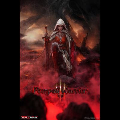 Помпейская воительница в оранжевом - КОЛЛЕКЦИОННАЯ ФИГУРКА 1/6 Pompeii Warrior Orange (PL2022-199A) - TBLeague