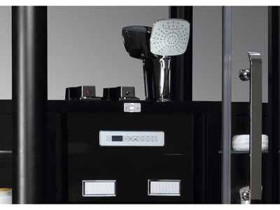 Душевая кабина Loranto Selak CS 127-3A L чёрная