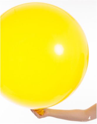 шар гигант (желтый) с надписью