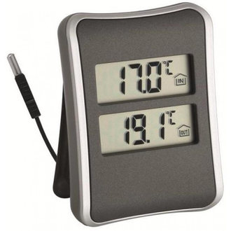 Термометр цифровой TFA 301044 с внешним проводным датчиком