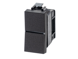 Кнопка, 1 модуль, антрацит - ABB - Zenit - 2CLA210470N1801