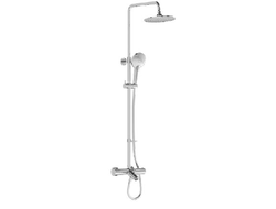 ДУШЕВАЯ КОЛОННА С ВЕРХНИМ ДУШЕМ И ТЕРМОСТАТИЧЕСКИМ СМЕСИТЕЛЕМ ДЛЯ ВАННЫ И ДУША, VITRA AQUAHEAT, A47208EXP