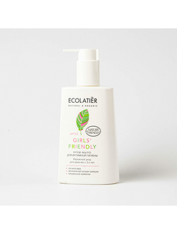 Крем-мыло для интимной гигиены GIRLS FRIENDLY бережный уход для девочек с 3-х лет ECOLATIER