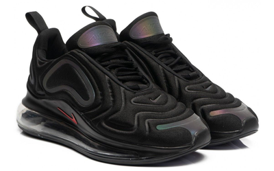 Nike Air Max 720 (черные с красным)