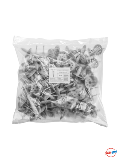 Тарельчатый дюбель с гвоздем по пеноблокам GNINR-50-6-LIP