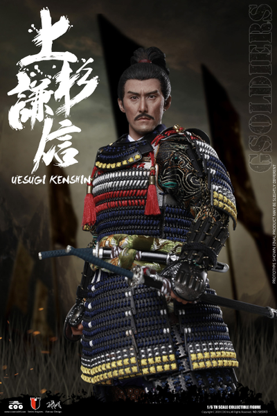 Уэсуги Кэнсин Коллекционная ФИГУРКА 1/6 scale UESUGI KENSHIN, THE DRAGON OF ECHIGO (SE043) COOMODEL