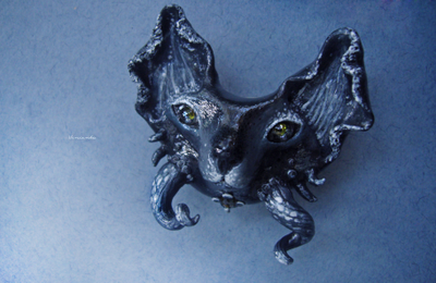 Коллекционная брошь с морским котом "Глубоководный Дэйви Кош"