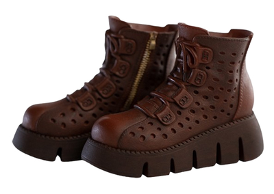 Женские ботинки (коричневые) 1/6 Clothing set Shoes (gs001) - Worldbox