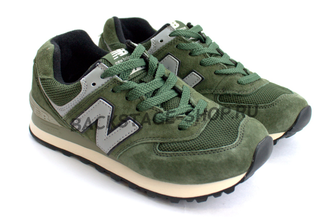 Кроссовки New Balance 574 Green сетка