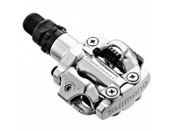 Педали Shimano M520, с шипами, серебр., арт. EPDM520S